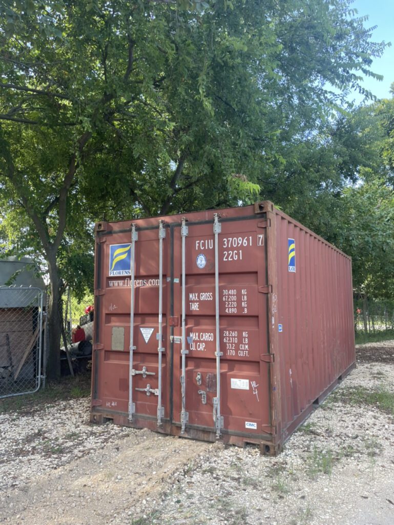 Second-hand storage container in fair condition