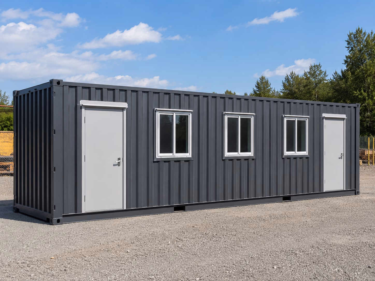 40 foot office container for K3 Containers in Waco and Central Texas